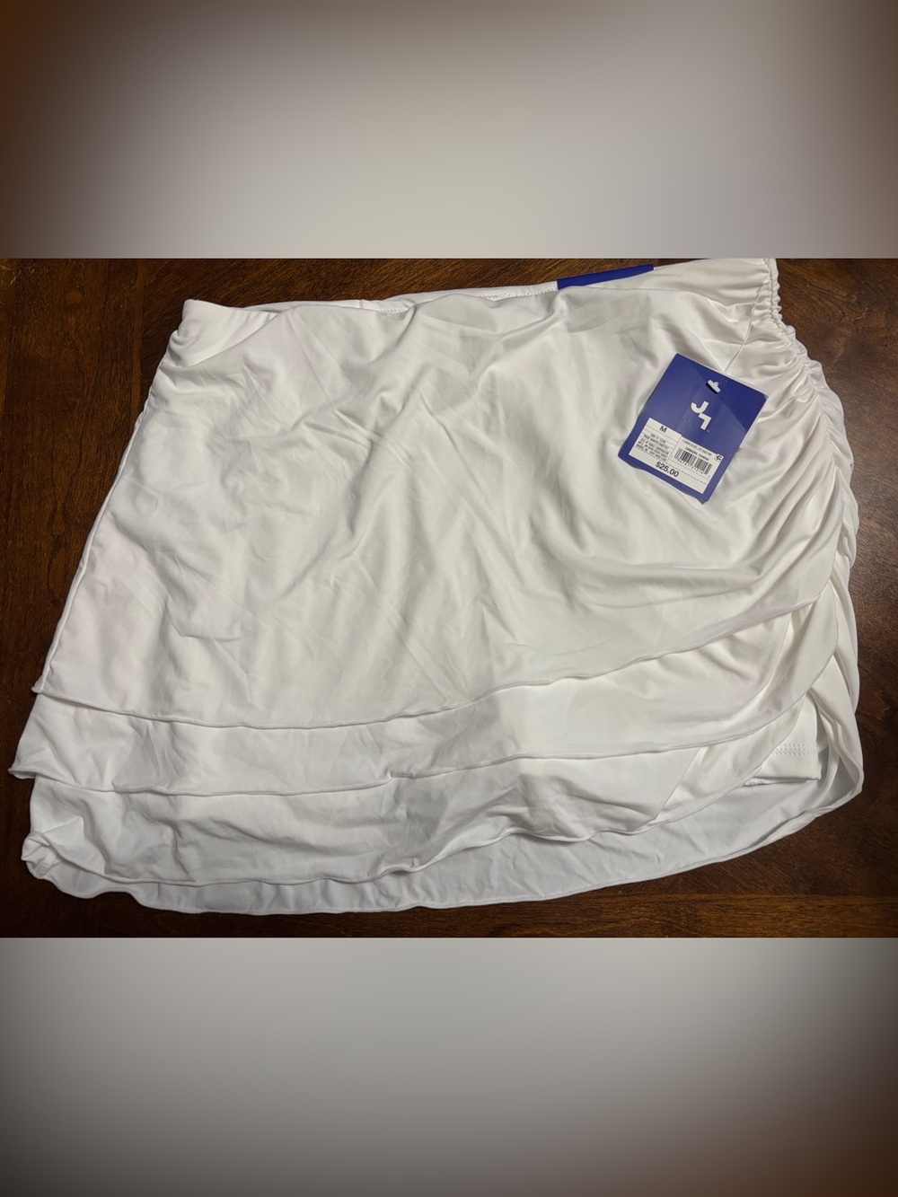 JoyLab White Layered Skirt, medium, NWT